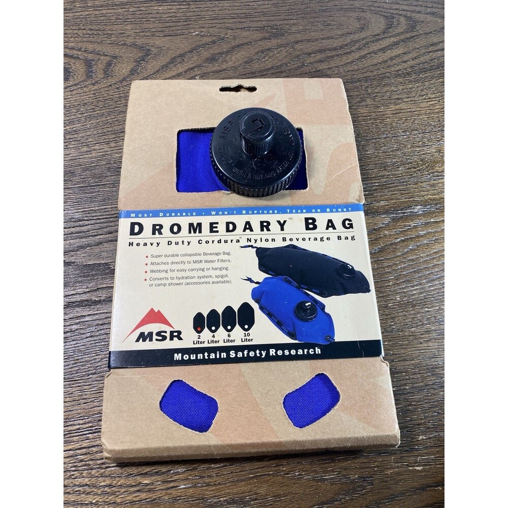 MSR VTG Dromedary 2 Liter Camping Rugged Water Storage Beverage Heavy Duty Bag